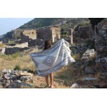 Tulum Dual-Layer Turkish Towel - 37X70 Inches, Silver Gray