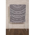 Venice Dual-Layer Turkish Towel - 39X71 Inches, Black