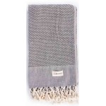 Ventura Turkish Towel - 37X70 Inches, Black