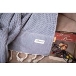 Ventura XL Throw Blanket  - 63X94 Inches, Dark Blue