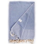 Ventura XL Throw Blanket  - 63X94 Inches, Denim Blue