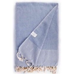 Ventura XL Throw Blanket  - 63X94 Inches, Denim Blue