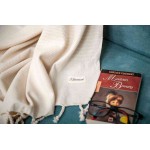 Ventura XL Throw Blanket  - 63X94 Inches, Ivory