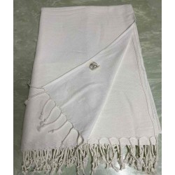 Ventura XL Throw Blanket  - 63X94 Inches, White