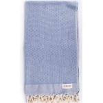 Ventura Hand Turkish Towel - 22X35 Inches, Denim Blue