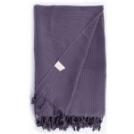 Waffle XL Throw Blanket  - 60X82 Inches, Anthracite