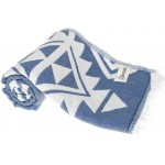 Yucatan Dual-Layer Turkish Towel - 39X71 Inches, Llight Blue
