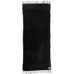 Zuma Stonewashed Turkish Towel - 33X66 Inches, Black